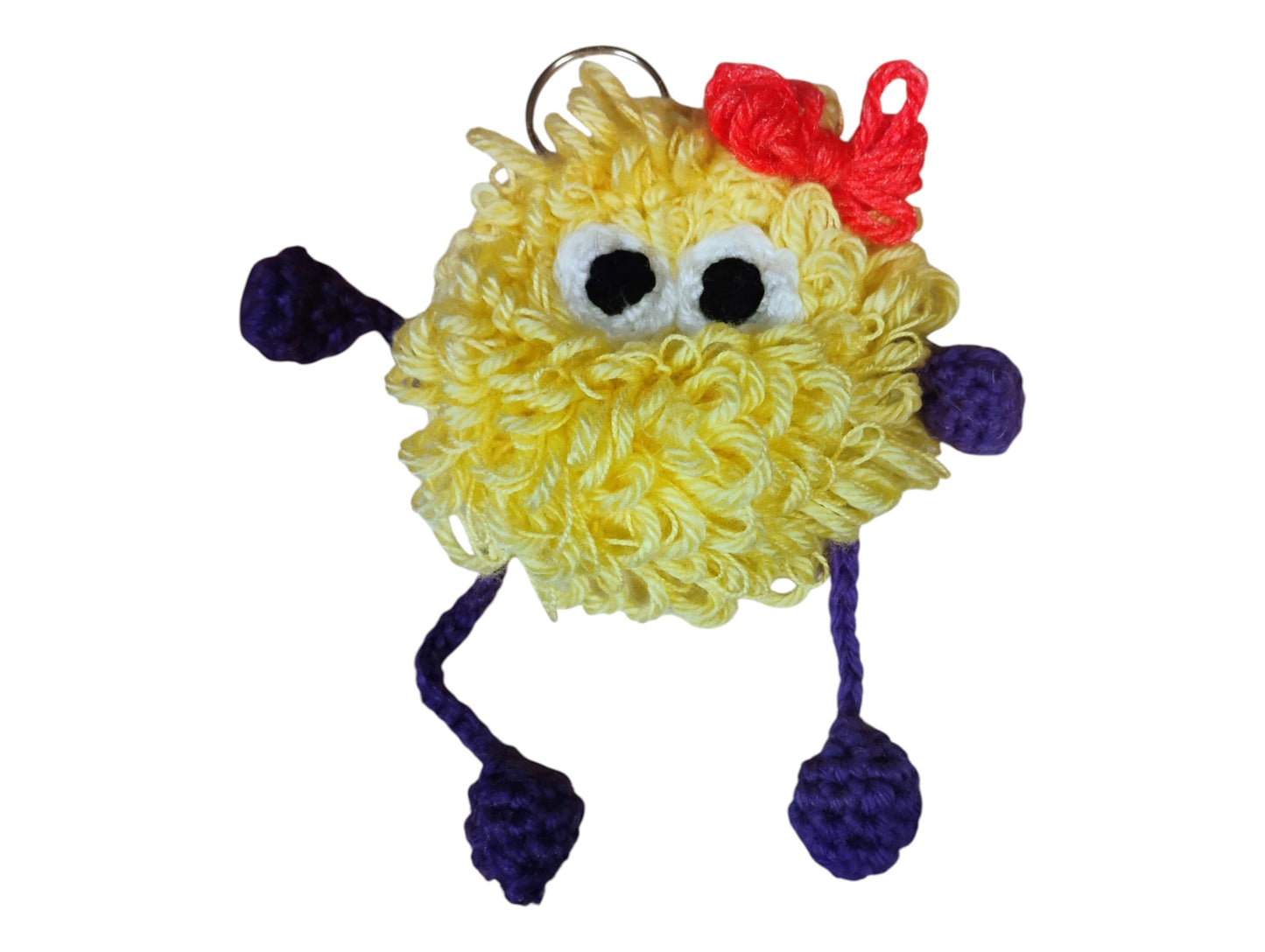 Stashlings™ Cute Handmade Keychain Stash Buddy Handmade Plush Clip‑On Friend for Keys, Bags & Backpacks