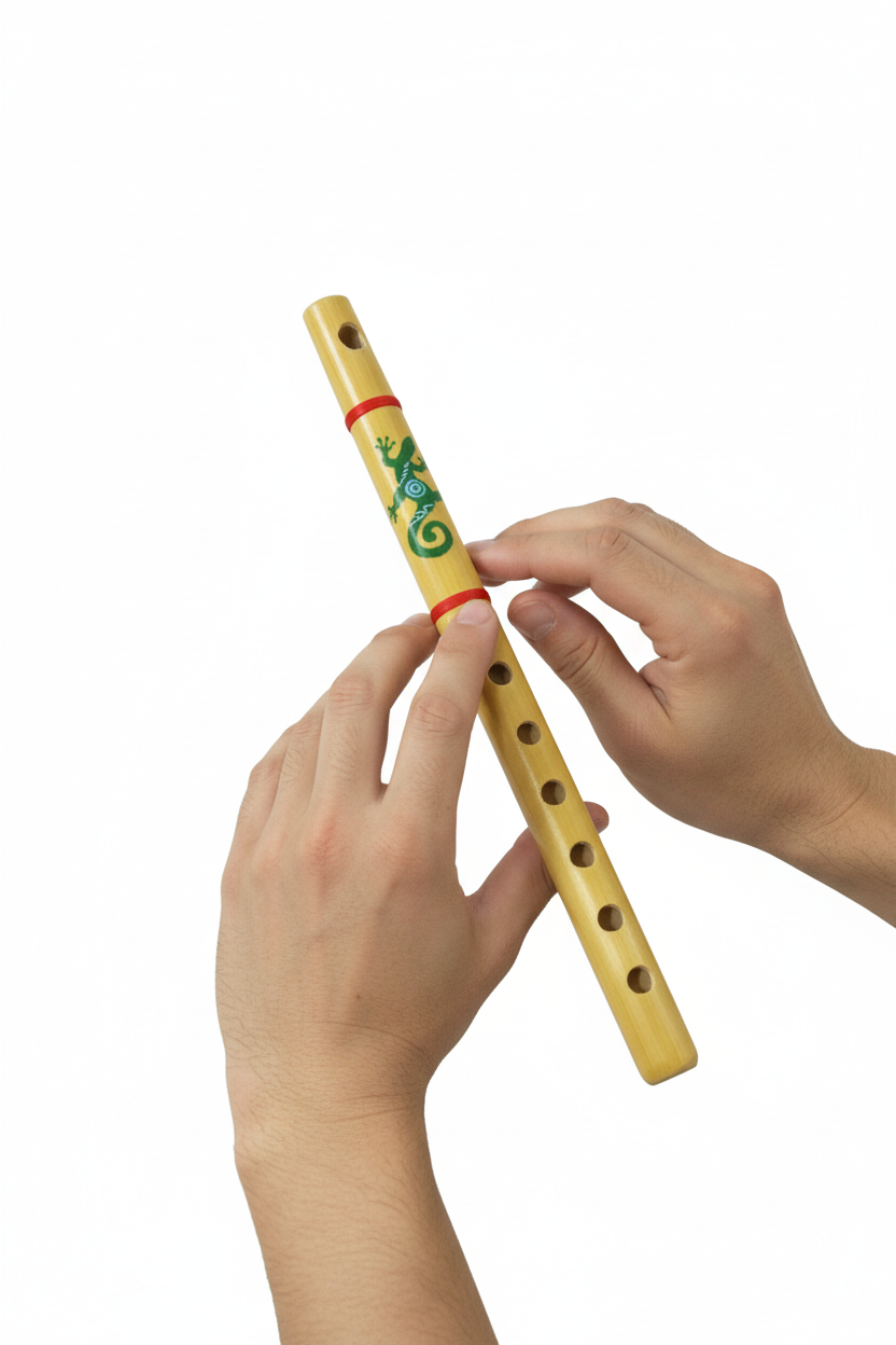 FrontierSpirit™ Artisan Quena — Hand‑Carved Bamboo Flute (Multiple Designs Available)