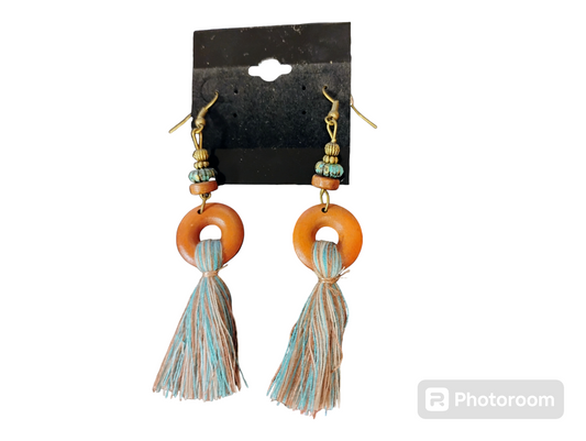 Hoop Fringe Earrings