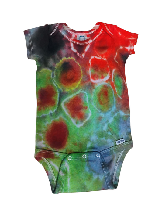 Bubbles Tie Dye Unisex Baby Onesie
