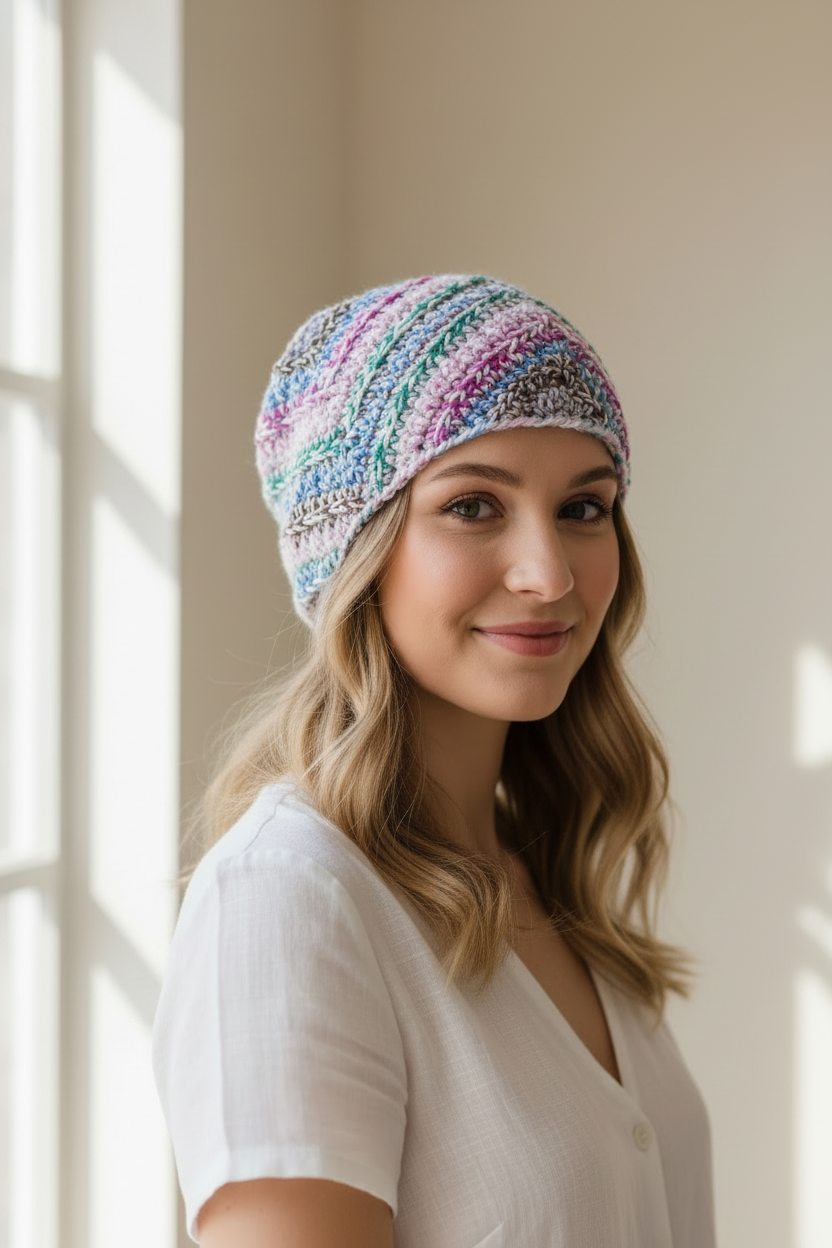 Prism Path Crochet Kerchief