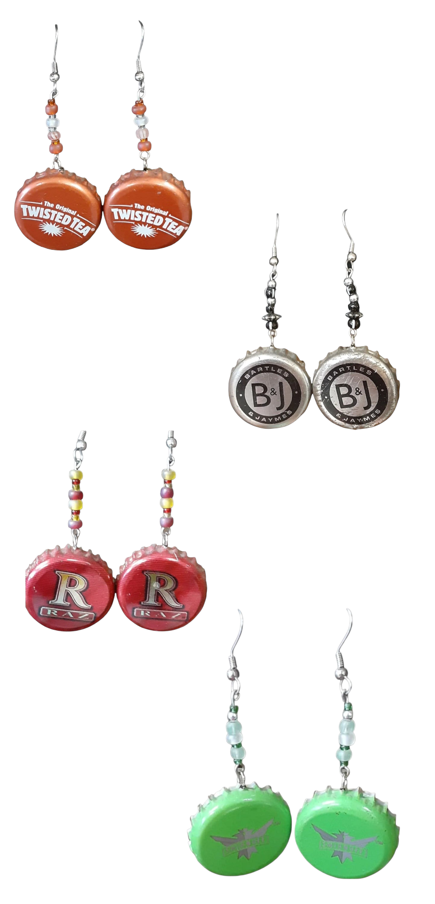 Bottle Cap Earrings