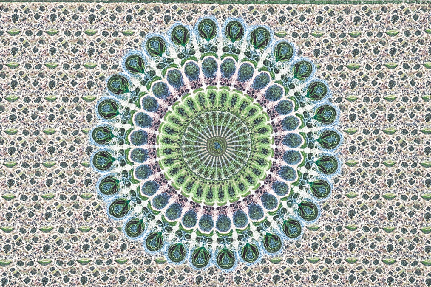 Mandala Drift Cotton Tapestry