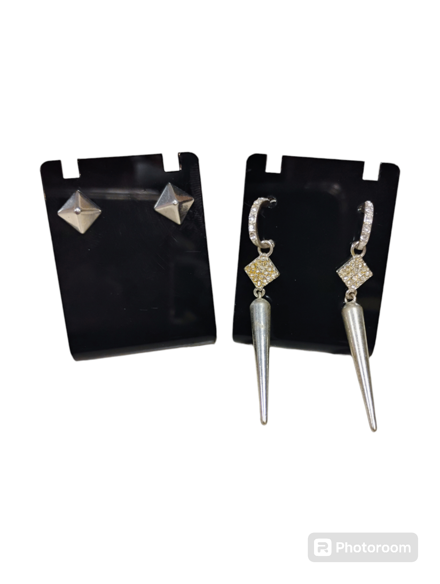 Pointy Post & Dangle Earrings Set