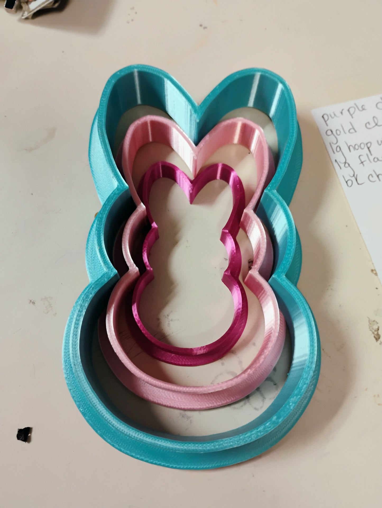 Bunny Bloom™ Nesting Cookie Cutter Set — 3 Sizes (3”, 4”, 5.5”)