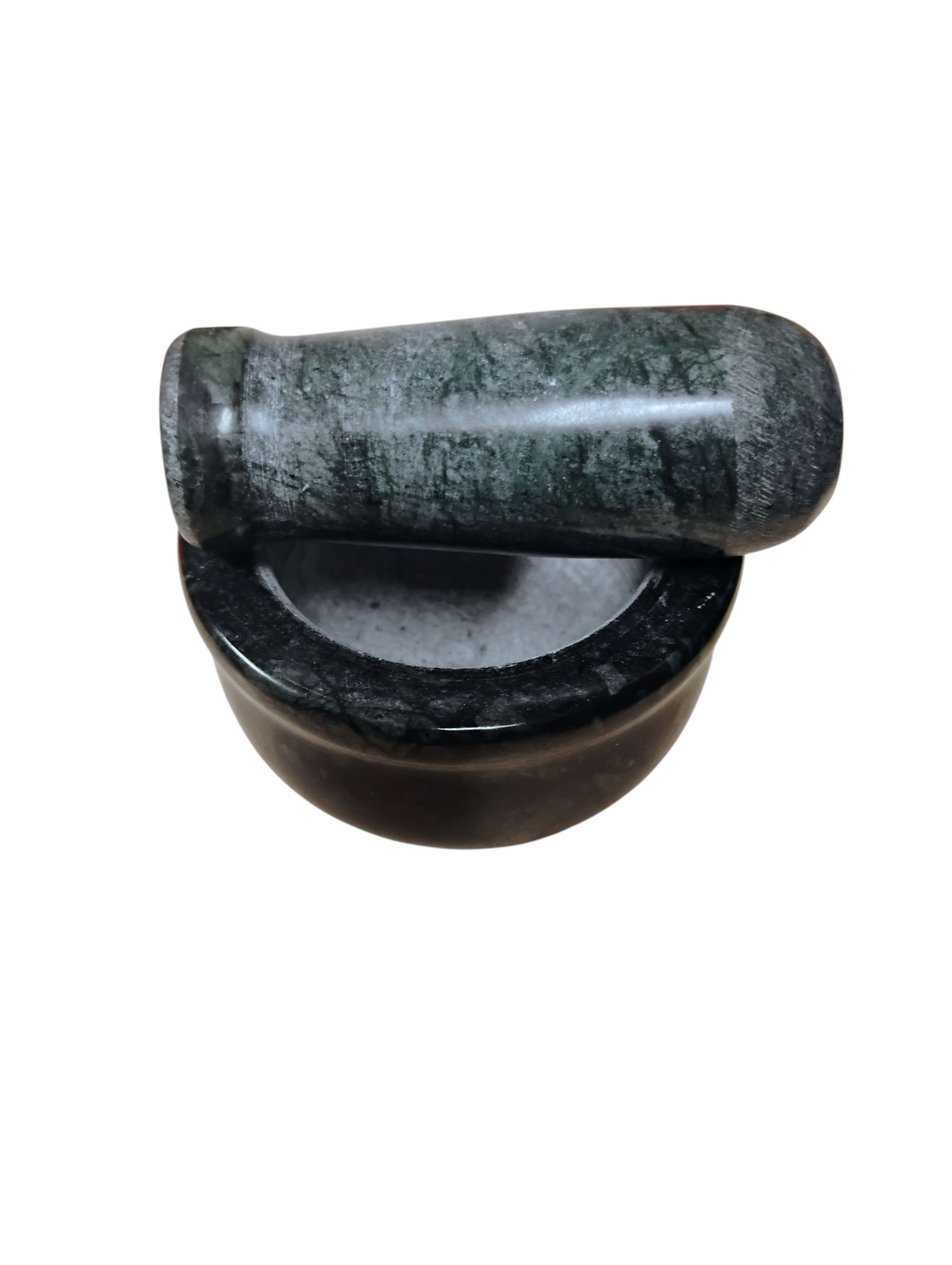 Small Green Marble Mortar & Pestle