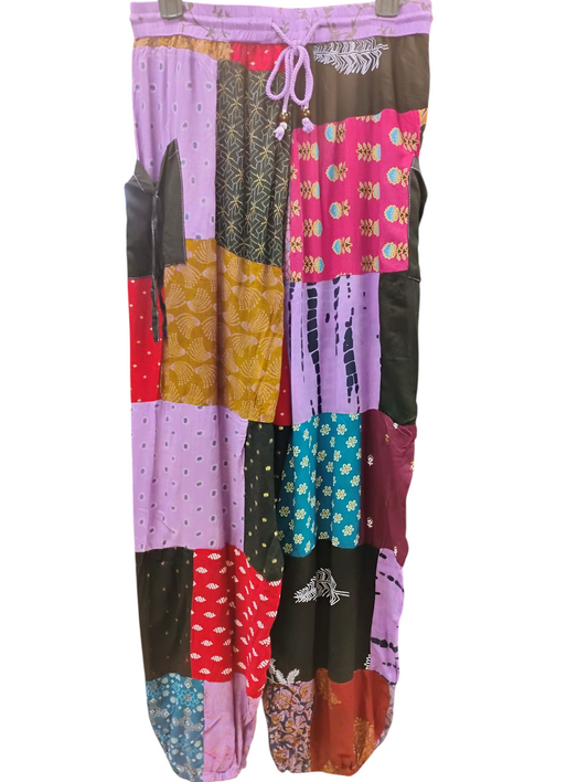Cosmic Groove Patchwork Pants