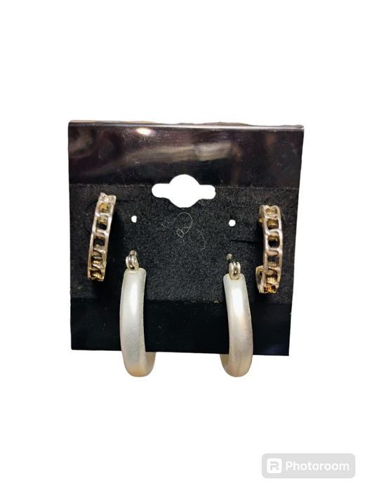 Hoop Earrings Set