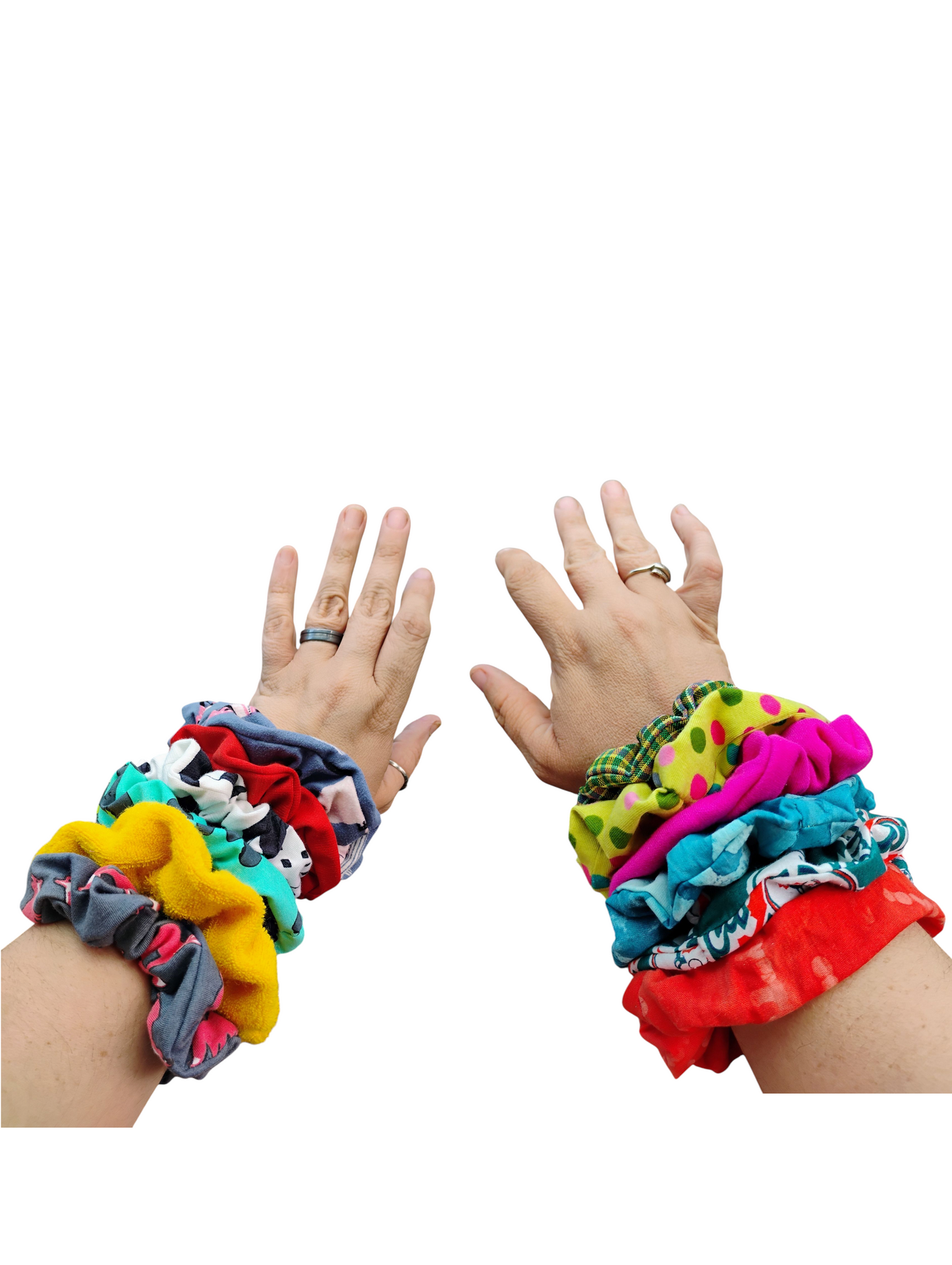 Dolphins Inspired Handmade Hair Scrunchies