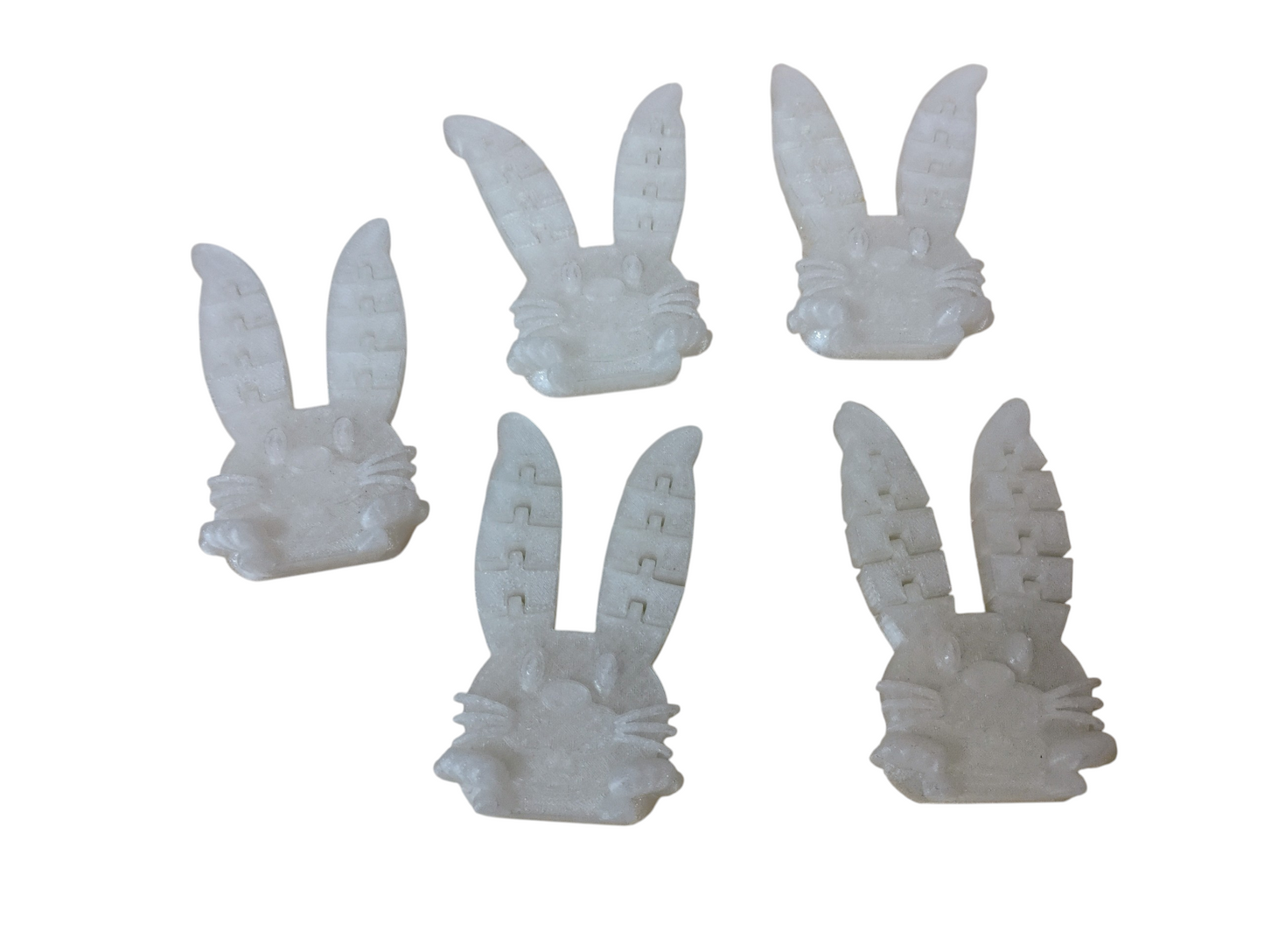 Wiggle Bunny Wobblers™ — 3D Articulated Fidget Bunnies