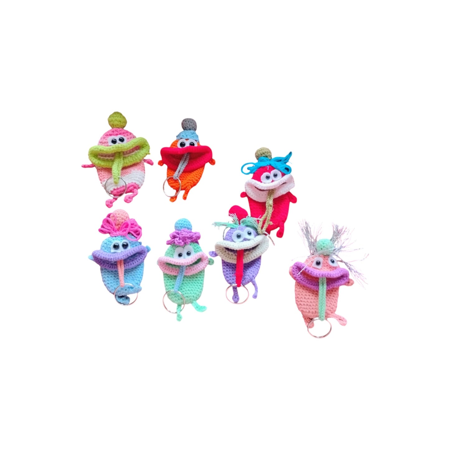 Keyper Kids™ Crochet Keyring & Fob Holder