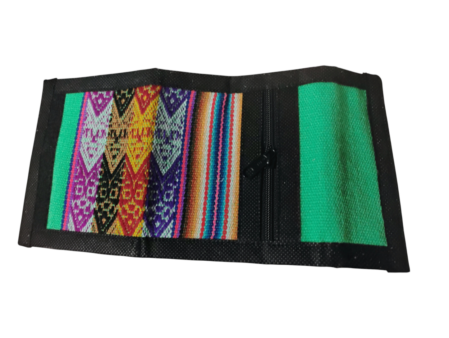 Manta Trifold Wallet Cotton/Velcro Assortment Manta Rainbow