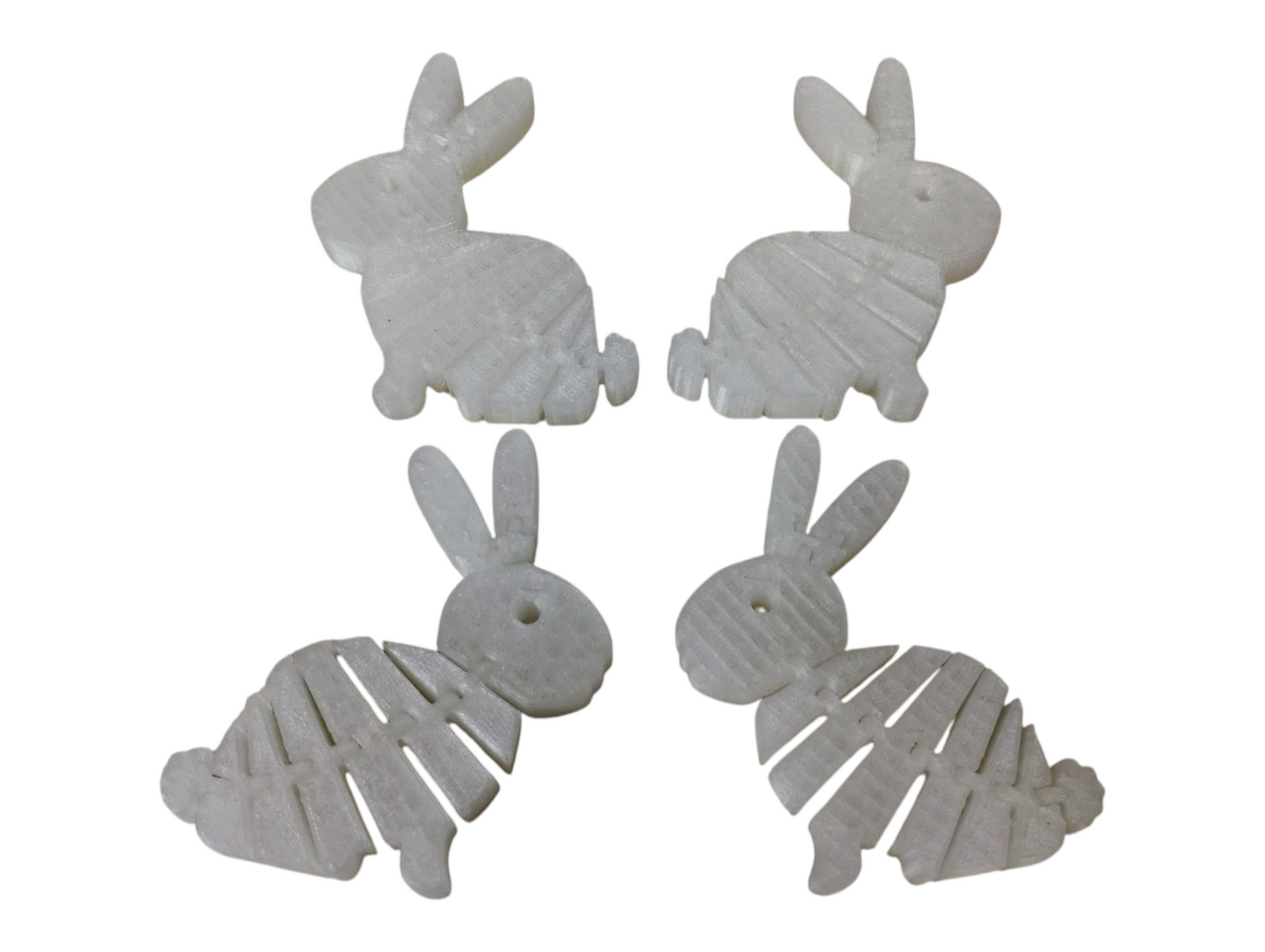 Wiggle Bunny Wobblers™ — 3D Articulated Fidget Bunnies
