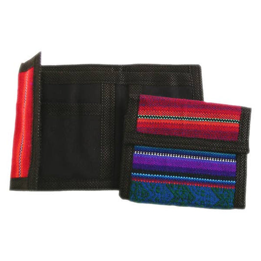 Manta Trifold Wallet Cotton/Velcro Assortment Manta Rainbow