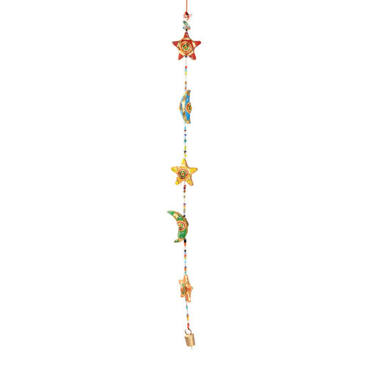 Multi Color String With Moon And Stars