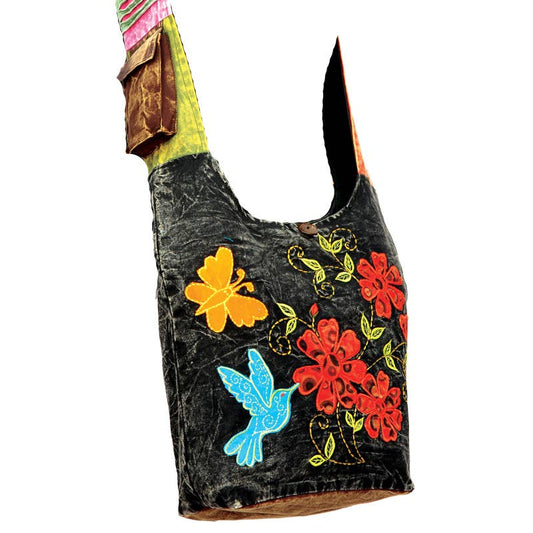 Hummingbird Colorful Monk Bag